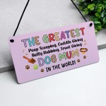 Funny Birthday Christmas Gift For The Greatest Dog Mum Gift