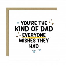 Cute Card For Dad For Birthday Fathers Day With Envelope