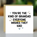 Cute Card For Grandad For Birthday Fathers Day With Envelope