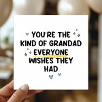 Cute Card For Grandad For Birthday Fathers Day With Envelope