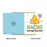 Fathers Day Card For Step Dad NACHO Average Step Dad Card Funny