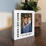 Personalised Best Friend Brick Photo Block Gift for Dad