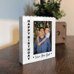 Personalised Dad Gift Love You Dad Gift Brick Photo Block