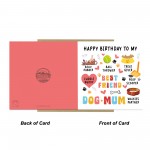 Happy Birthday Card From The Dog Birthday Card For Best Dog Mum