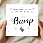Happy Fathers Day Card From The Bump With Envelope Daddy To Be