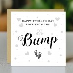 Happy Fathers Day Card From The Bump With Envelope Daddy To Be