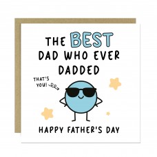 Father's Day Card Best Dad Novelty Card For Fathers Day