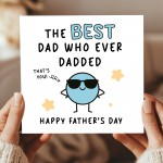 Father's Day Card Best Dad Novelty Card For Fathers Day