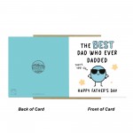 Father's Day Card Best Dad Novelty Card For Fathers Day