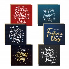 Happy Fathers Day Card Pack Fathers Day Cards Set Of 6 Pack