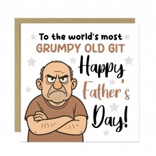 Happy Fathers Day Funny Novelty Card For Dad Grumpy Old Git Joke