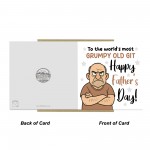 Happy Fathers Day Funny Novelty Card For Dad Grumpy Old Git Joke