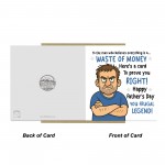 Fathers Day Card For Dad Novelty Joke Happy Father's Day Card