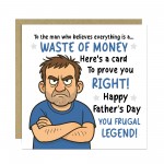 Fathers Day Funny Card Pack of 6 Novelty Father's Day Bundle