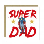 Superhero Dad Card Multipack of 6 For Birthday Fathers Day Cards