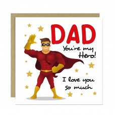 Dad Superhero Card For Father's Day Birthday Novelty Card