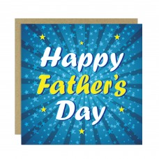 Fathers Day Card for Dad Star Burst Design 145x145mm Dad Card