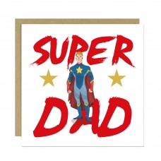 Super Dad Card For Fathers Day Birthday Superhero Card For Dad