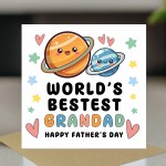 Fathers Day Card For Grandad Worlds Best Grandad Card