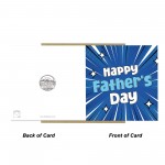 Happy Fathers Day Superhero Card For Dad 145 x 145mm Novelty