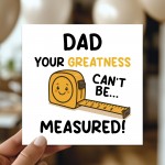 Novelty Dad Card For Father's Day Birthday Joke Humourous Card