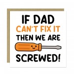 Dad Multipack of 6 Greetings Cards For Fathers Day Birthday