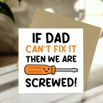 Dad Card Novelty Card For Dad From Daughter Birthday Fathers Day