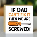 Dad Card Novelty Card For Dad From Daughter Birthday Fathers Day