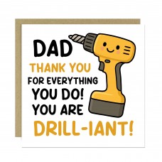 Funny DIY Handyman Dad Card For Fathers Day Birthday Novelty