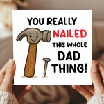 Novelty Dad Card For Birthday Fathers Day 145 x 145mm