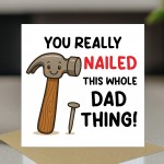 Novelty Dad Card For Birthday Fathers Day 145 x 145mm