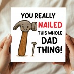 Novelty Dad Card For Birthday Fathers Day 145 x 145mm
