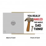 Novelty Dad Card For Birthday Fathers Day 145 x 145mm
