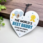 Gift For Daddy For Birthday Fathers Day Heart Personalised