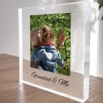 Fathers Day Gift For Grandad GRANDAD AND ME Plaque Grandad Photo