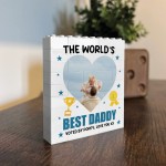 Personalised Gift For Dad For Fathers Day Best Daddy Gift Block