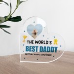 Daddy Gifts For Fathers Day Birthday Worlds Best Daddy Plaque