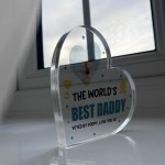 Daddy Gifts For Fathers Day Birthday Worlds Best Daddy Plaque