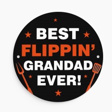 Fathers Day Gift For Grandad Best Flippin Grandad BBQ Sign
