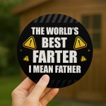 Funny Dad Gifts For Fathers Day Acrylic Plaque Best Farter