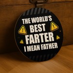 Funny Dad Gifts For Fathers Day Acrylic Plaque Best Farter