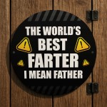 Funny Dad Gifts For Fathers Day Acrylic Plaque Best Farter