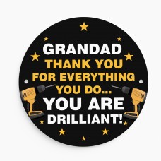 Grandad Gift For Fathers Day Birthday You Are Drilliant Man Cave