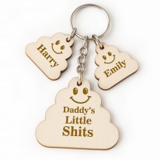 Personalised Fathers Day Gifts For Him Funny Engraved Keyring 
