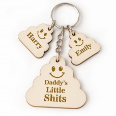 Personalised Fathers Day Gifts For Him Funny Engraved Keyring 