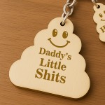 Personalised Fathers Day Gifts For Him Funny Engraved Keyring 