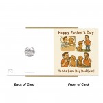 Best Dog Dad Card For Fathers Day From The Dog Fathers Day Card