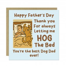 Best Dog Dad Ever Card For Fathers Day From The Dog Fathers Day