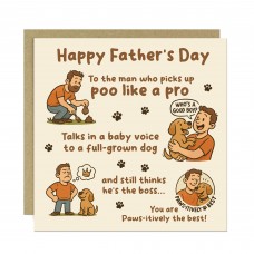 Funny Card For Fathers Day From The Dog Fathers Day Card