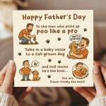 Funny Card For Fathers Day From The Dog Fathers Day Card